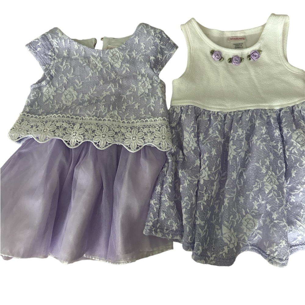 Mix and match lavander dress and skirt set